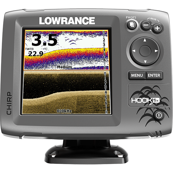 Эхолот Lowrance Hook-5 Mid/High/DownScan в Казани Эхолот Lowrance Hook-5 Mid/High/DownScan в Казани