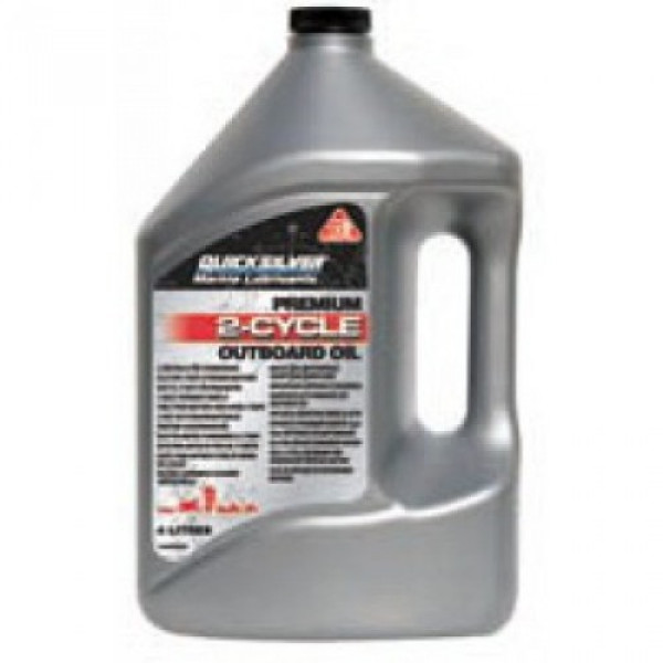 Масло Quicksilver Premium 2-Cycle TСW3 4л 92-858022QB1 в Казани