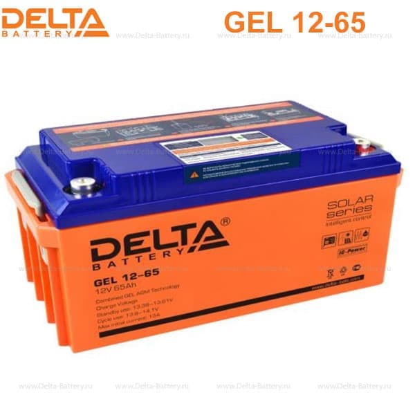 Аккумуляторная батарея Delta GEL 12-65 в Казани Аккумуляторная батарея Delta GEL 12-65 в Казани