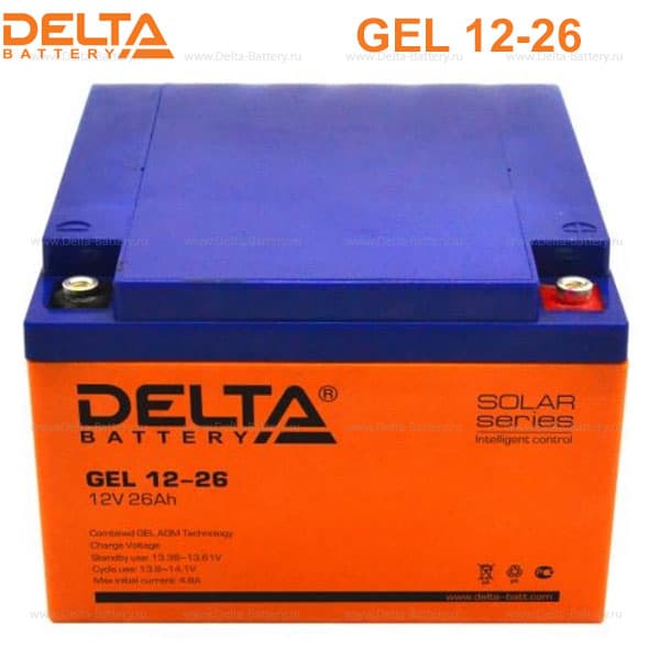 Аккумуляторная батарея Delta GEL 12-26 в Казани